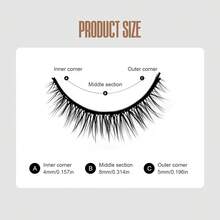 New Bestselling Natural Magnetic Eyeliner Set, Beginner-Friendly, Reusable, Made In China, Customer Favorite - Black - View 4