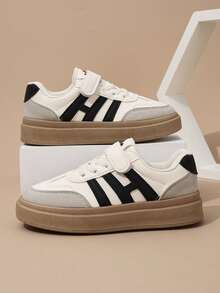 1双儿童春秋新款运动鞋软底运动鞋女童百搭小白鞋 - 黑色 - 查看 1