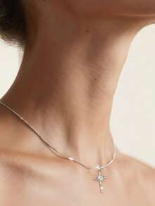 ​​设计师月光花环项链​​ - 限量版 S925 银，彩色玫瑰与浪漫