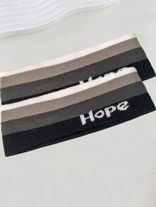 2 件套女士运动头带，吸湿排汗弹力瑜伽发带，健身房健身头巾，户外活动时尚发饰