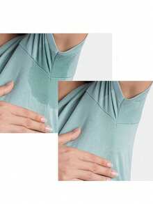 10/20/30/50 piezas Almohadillas desechables para el sudor debajo de los brazos de tela no tejida, color blanco simple, protección contra el sudor efectiva y duradera, absorbente invisible, cómoda para las axilas, almohadillas para el sudor adecuadas para viajes al aire libre, unisex, viajes, deportes, al aire libre, cuidado corporal de verano