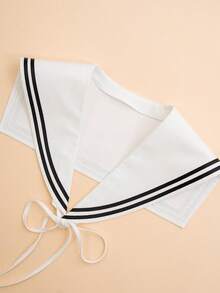 1 chiếc cổ áo có thể tháo rời theo phong cách hải quân, đa năng cho phụ nữ kết hợp với váy, áo ba lỗ, áo phông, áo len, thích hợp cho mùa xuân, hè, thu, đông - Nhiều màu - Xem 15