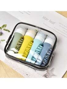 Body Wash And Shampoo Can Be Refilled And Dispensed Into Bottles. The Bottle Dispenser Is A Portable Empty Liquid Container That Can Be Used For Combing Hair And Washing Face. It Is Multi-Functional And Can Be Dispensed Into Bottles. It Is A Must-Have For Travel, A Must-Have For Returning To School During The Summer Vacation, A Must-Have For Camping During The Vacation, And A Must-Have Accessory For Both Women And Men