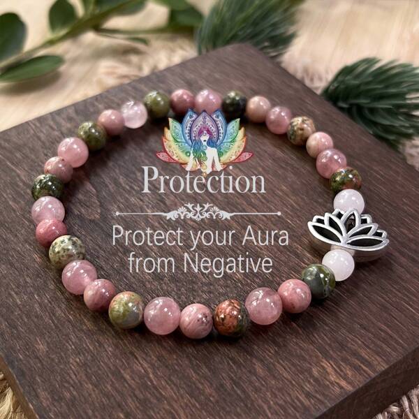 Pulseira Elegante de Chakra com Contas de Pedras Naturais - Pulseira de Joias Redonda Feita à Mão - Colar de Joias Cintilante | Colar para Uso Diário | Presente de Outono | Colar Feminino | Presente de Aniversário/Dia dos Namorados/Natal | Presente de Férias/Festa/Formatura