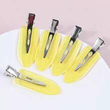 4pcs Simple Hair Clips, Ideal Hair Accessory Gift For Girls, Suitable For Celebrations And Gatherings - Multicolor - View 6