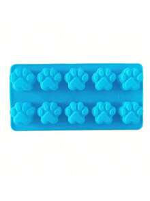 Silicone Molds With Puppy Dog Paw And Bone Shaped Reusable Non-Stick Ice Cube Trays & Flexible Candy Chocolate Molds For Homemade Dog Treats, Pudding, Jelly & Baking Biscuits - Multicolor - View 11