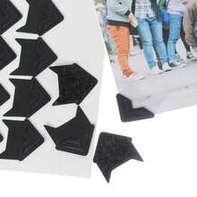 360pcs Photo Corners Self Adhesive Photo Mounting Stickers,Vintage Corner Kraft Paper Stickers,Photo Corners Stickers For DIY Scrapbook, Photo Album, Trip Journal, Memory Book Or Diary Picture Protect Decoration,Gift For Girls Women,School Supplies,Back To School - Multicolor - View 10