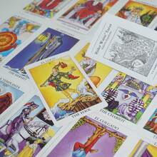 经典的韦特塔罗牌，西班牙语和英语版本，便携尺寸，包含 78 张卡片和一本双语指南，是塔罗牌爱好者、日常阅读、练习和精神探索的理想选择 - 彩色 - 查看 7