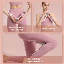 1pc 360 Degree Rotatable Thigh Toner Kegel Exerciser, Pelvic Floor Muscle Trainer, Suitable For Yoga, Pilates, Gym, Home Workout - Multicolor - View 9