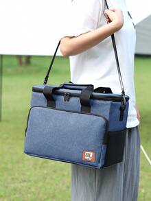 1 件全新便携式午餐袋食品保温盒防水办公室冷藏盒午餐盒带肩带隔热盒，午餐盒软冷藏手提袋，适合成人男士女士，防水便携，适用于学校和办公室 - 彩色 - 查看 10