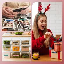 Phomemo 1 套 E975 压花标签机，含 6 卷 9 毫米/3/8 英寸标签带（3*黑色/1*粉色/1*蓝色/1*绿色），便携式复古压花标签机，迷你压花标签机，含 6 卷压花标签带，适用于家庭、办公室 DIY 和手工制作，清晰易读的 3D 标签机，防水迷你便携式标签机， - 粉色 - 查看 9