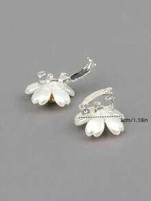 10 قطعة/مجموعة مشابك شعر بشكل زهرة، إكسسوارات شعر أنيقة وعصرية مناسبة للارتداء اليومي (بدون بطاقة)