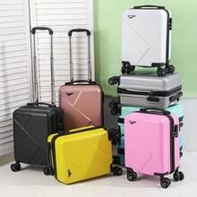 2025 New Lightweight Carry-On Luggage With Spinner Wheels And Combination Lock, 16-Inch, Suitable For Men And Women, Ideal Travel Suitcase Bag For School School Accessories School Stuff