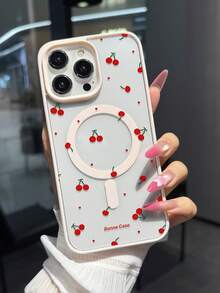 1 件创意亚克力图案磁吸无线充电防摔手机壳适用于 16 15 14 13 12 11 Pro Max，透明手机保护套防水防震防刮 - 彩色 - 查看 3