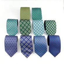 1 pieza Corbata clásica de moda a cuadros para hombre, adecuada para bodas, fiestas y regalos