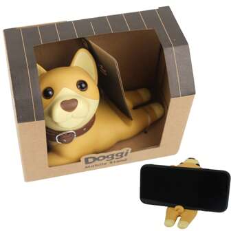Cute Cell Phone Holder Stand For Desk, Phone Mount For Office Tablet Accessories Gifts, Cool Desktop Decor Gadgets To Support Your Cellphone For Men Women Boys Girls - Kawaii Dog