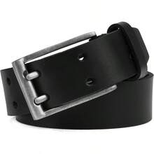 Cinturón de piel para niños Cinturn para Niños - Negro (Doble punta) - Ver 8