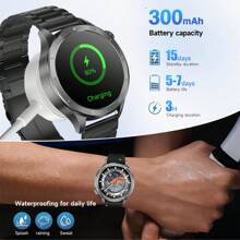 GUHUAVMI GUHUAVMI 2025 New Fashion Sports Smart Watch For Men, 1.53inch HD Screen, Wireless Call/Dial, Receiving Information, GPS Motion Track, Compass, Altitude Pressure, Multi-Sports Mode Smartwatch, Heart Rate/Sleep Monitoring Fitness Tracker, Women's Smart Watch X2, Suitable For Android And IOS