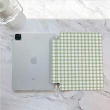 Green Basic Plaid IPad Air Case, IPad Air 2025 IPad 10 10.9" 2022 IPad Pro 12.9'' 2021 IPad Pro Case IPad Mini 6, IPad 9/8,10.2",IPad Cover - lật có khe cắm bút - Xem 2