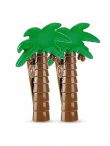 2pcs Beach Towel Clips, Cute Towel Holders Clips For Chairs, Beach Towel Racks, Clothespins, Suitable For Patio, Pool, Various Styles - Multicolor - View 24