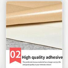 10/20/40/50pcs 3D Brick Pattern Self-Adhesive Wall Stickers, Easy To Apply, Peel, Clean And Cut, Suitable For Kitchen, Living Room, Bathroom, Hallway, Bedroom - White - View 3