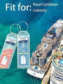 10pcs Luggage Tag For Cruise Ship Essentials, Cruise Luggage Tag Holder, Clear Cruise Luggage Tags For All Cruise Lines Travel Essentials ,For Travel Backpack Luggage Suitcase Travel Gear ,Back To School Workout School Supplies, Holiday Camping Holiday Essentials, Vacation Accessories Suitcase Tag(19cm*9cm) Card Holder Flying College For Luggage For School Bag Anti-Lost Portable Waterproof Double-Sided Privacy Protection