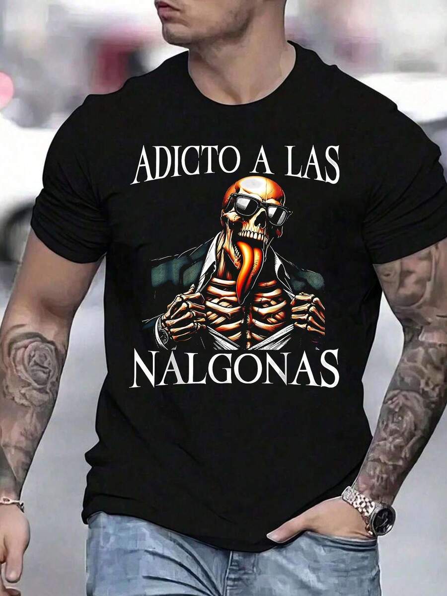 Men T-Shirts - Negro - Ver 1