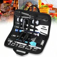 30Pcs BBQ Tool Set Stainless Steel Barbecue Grilling Utensil Cooking Outdoor Kit - Default - View 4