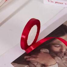 25 Yardas de cinta de satén de seda rojo vino lujosa - Perfecta para bodas, fiestas, envolver regalos y proyectos DIY