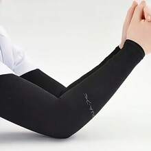 1 对男女通用臂套，具有防紫外线和降温功能，适合打高尔夫、骑自行车和开车时使用 - 彩色 - 查看 13
