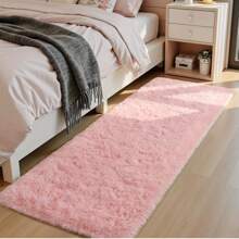 1pc, Soft Area Rugs For Bedroom Fluffy, Non-Slip Fuzzy Shag Plush Soft Shaggy Bedside Rug, Tie-Dyed Living Room Carpet For Girls Kids Baby Teen Dorm Home Decor, Bedroom Living Room Nursery Room Rug, Easy-Care Home Accent