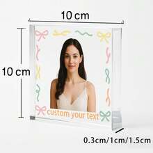 1件定制爱心花系列亚克力挂饰 - 可定制文字、姓名和专属花卉图案，寓意“爱在此滋生”。适合母亲节、生日或家居装饰，作为家人送给母亲的一份真挚礼物，传递爱与感激。 - 霧霾藍 - 查看 2