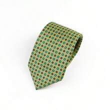 1 pieza Corbata clásica de moda a cuadros para hombre, adecuada para bodas, fiestas y regalos