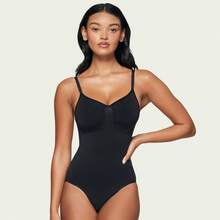 Women's Shapewear Bodysuit Tummy Control Body Shaper Snatched Waist Body Suit - Quần lót đen - Xem 3