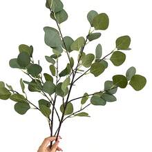 1 PC Artificial Plants Eucalyptus Stems Eucalyptus Leaf Spray Green Greenery Stems Silk Plastic Plants Floral For Home Party Wedding Decoration Fall Decor Gifts For Women,Mum Gifts,Gifts,Flowers,Stamen,Diy,Room Decor,Bedroom Decor,Plants,Wedding Decorations,Gifts For Girlfriend,Flower Box,Crochet Flowers,Bridal Bouquet