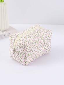 1pc Bow Pencil Case, Creative Floral And Bow Pattern Design, Beautiful Pencil Case - Suitable For Study Stationery Storage And Desktop Organization Decoration, Daily Portable Storage Bag, Beautiful Gift For Friends,Back To School,School Supplies,Pencil Pouch,School Bag - Multicolor - View 22