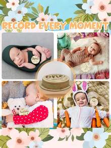 11件套 - 宝宝成长里程碑摄影道具：10个双面木质里程碑圆盘和1个单面“欢迎回家”纪念木板。非常适合用于新生儿公告、婴儿派对礼物、第一个里程碑庆祝活动、摄影道具、孕期纪念品、宝宝成长里程碑以及婴儿派对回礼。 - 彩色 - 查看 7