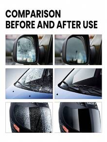 40片装汽车除雾除雨湿巾，玻璃清洁湿巾，免水清洁，去除雾霾和条纹，确保夜间平稳驾驶 - 白色 - 查看 7