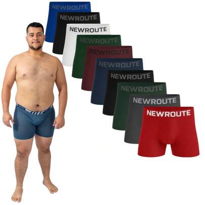 Kit 10 cueca boxer adulto modelo grande microfibra cuecas box adulto plus size
