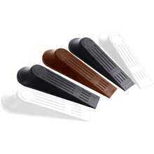 5件创意防风门挡，磨砂塑料面楔子，门挡，防撞门挡，3种颜色可选 - 彩色 - 查看 11