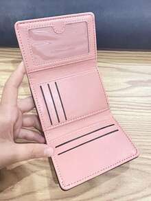 Minimalist Trifold Wallet Cartoon Print Short Wallet With Card Slots High Quality Folding Coin Purse For Women Wallet Mini Wallet Purse Wallet Small Wallet Cute Wallet Wallet - Multicolor - View 5