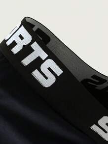 Juego de 6 piezas de ropa interior para hombre, calzoncillos tipo bóxer con cintura con estampado de letras y de unicolor, cómodos, suaves y elásticos, adecuados para todos los hombres, desde tallas regulares hasta tallas grandes, ideales para pantalones deportivos y uso diario casual, regalo ideal para novio, calzoncillos tipo bóxer duraderos para hombres