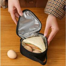迷你三角保温袋铝箔保温袋午餐手提袋学生饭团袋午餐盒午餐携带袋