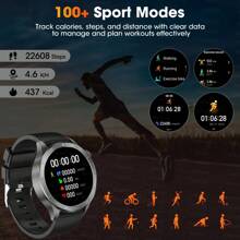GUHUAVMI GUHUAVMI 2025 New Fashion Sports Smart Watch For Men, 1.53inch HD Screen, Wireless Call/Dial, Receiving Information, GPS Motion Track, Compass, Altitude Pressure, Multi-Sports Mode Smartwatch, Heart Rate/Sleep Monitoring Fitness Tracker, Women's Smart Watch X2, Suitable For Android And IOS