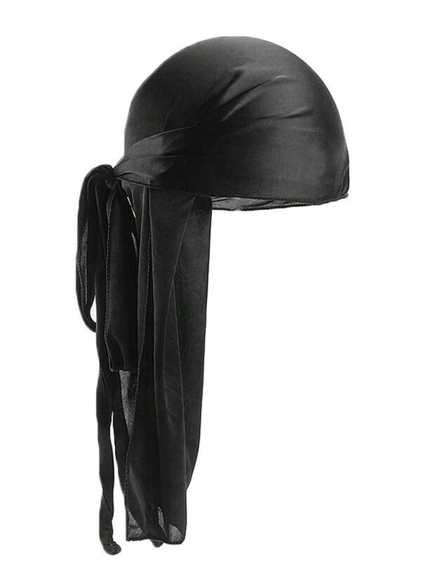 1pc Women's Black Headscarf, Suitable For Daily Wear
