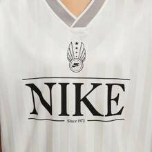 Nike Women's AS W NSW V Neck Jersey Short Sleeve T-Shirt, Knit Scoop Neck TIH8505-133