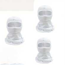 1pc Outdoor Cycling Anti-UV Balaclava Motorcycle Face Mask Helmet Inner Lining Cap, Windproof Breathable Quick Dry