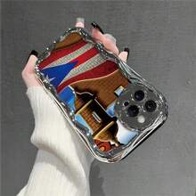 Una funda de teléfono eleganteNo incluye cordón ni soporte. RicoIslaOrgulloDesign-PhoneCase, Adecuado para los modelos de 16, 15, 14 Pro, 13, 12, 11, XR, XS Plus, Fundas para Teléfono, Hecho de Material de Silicona TPU, Proporciona Protección Golpes y Caídas, Con Función de Protección Caídas, y Tiene un Tacto Muy Bueno. el regaloás adecuado para familiares, amigos y seres queridos. - Plateado - Ver 4