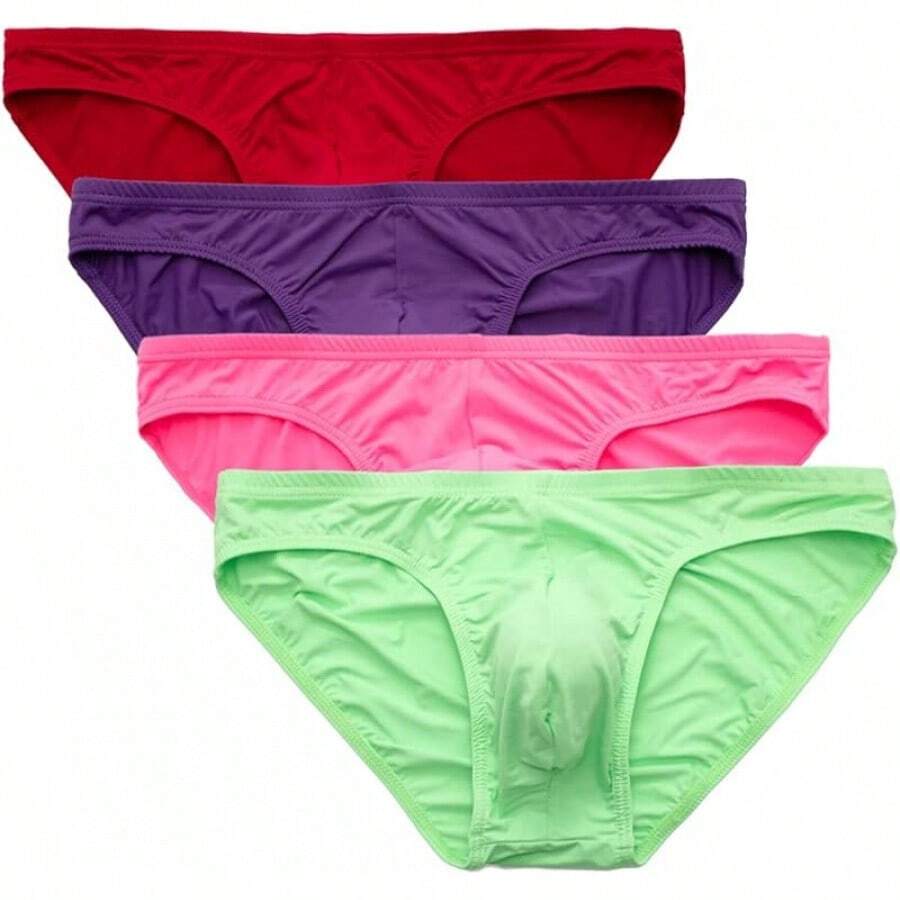 Mens Basic Low Rise Briefs Underwear Comfort Tagless Underpants ...
