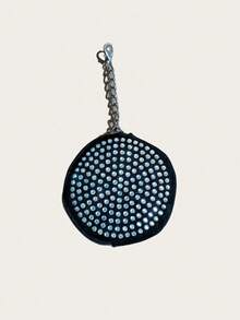 2 件套闪亮仿钻女士腰包带零钱袋套装，适合夏季外出、运动、开斋节、节日礼物 - 彩色 - 查看 10